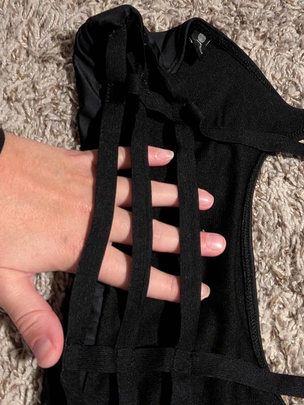 Onzie Black Large Bralette